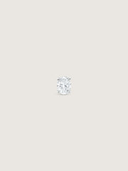 Doublemoss Carbon 18k Gold Diamond Stud Marquise Earring